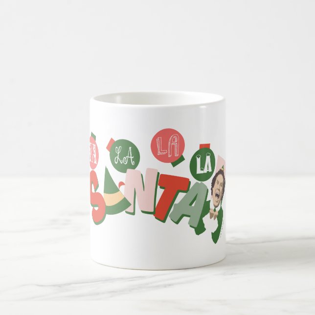 Taza De Café Buddy the Elf | Fa La La La Santa (Centro)