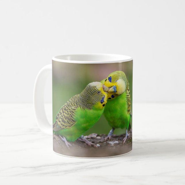 Taza De Café Budgerigar (Anverso izquierdo)