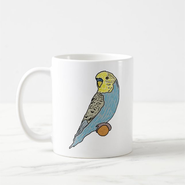 Taza De Café Budgie (Izquierda)