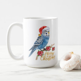 Taza De Café Budgie Christmas
