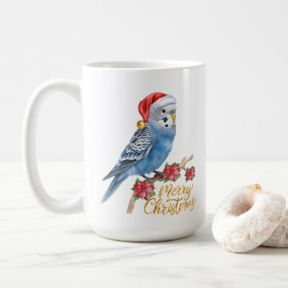 Taza De Café Budgie Christmas