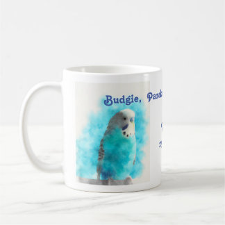 Taza De Café budgie parakeet o budgerigars divertido