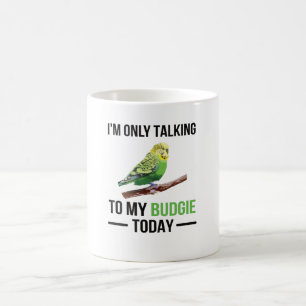 Taza De Café Budgie Propietario de Budgie Lover Parakeet Bird B