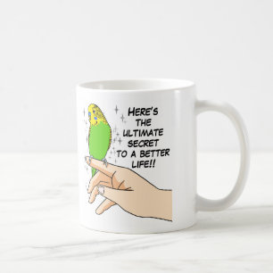 Taza De Café Budgies hace vida mejor