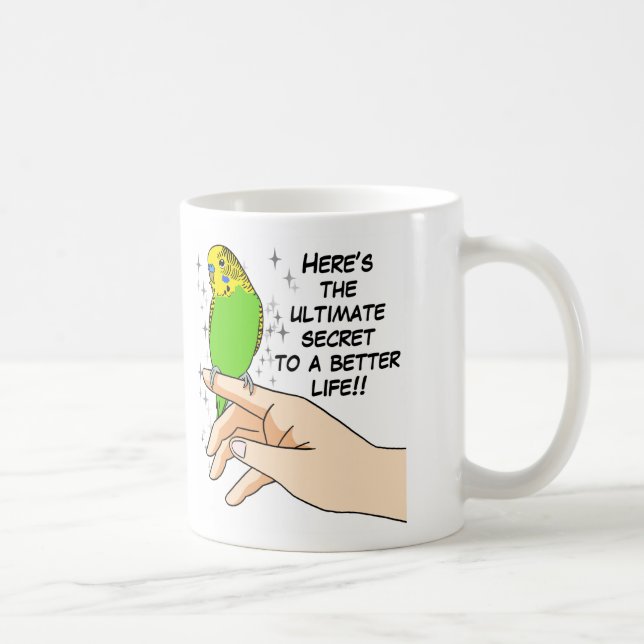 Taza De Café Budgies hace vida mejor (Derecha)