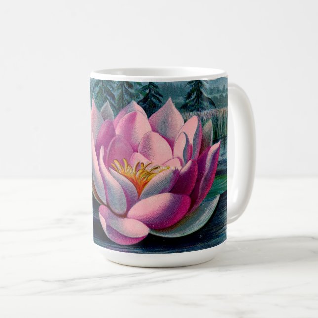 Taza De Café Budista de Lotus Nam Myoho Renge Kyo (Anverso derecho)