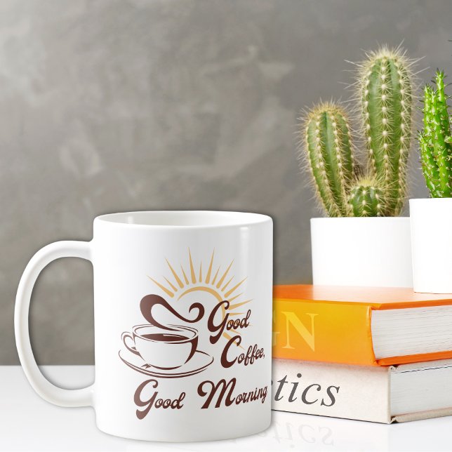 Taza De Café Buen café Buenos días café Mug (Subido por el creador)