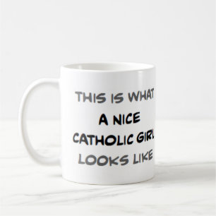 Taza De Café buen chica católico
