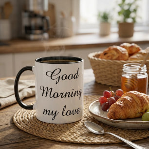 Taza de café Buen Día Mi Amor – Regalo Romántico