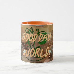 Taza de café Buen Día Mundo