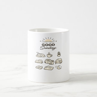 Taza De Café BUEN DOMINGO | Diseño de vida lenta y acogedora | 