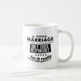 Taza De Café Buen matrimonio es como una cazuela