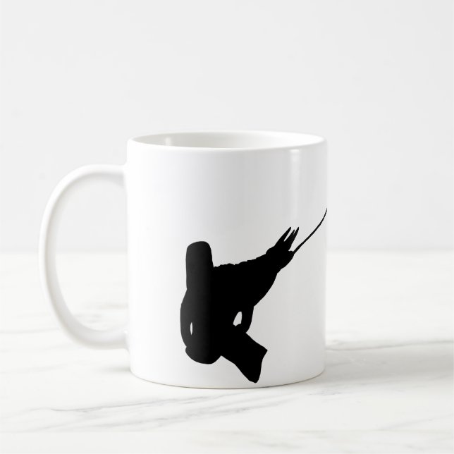 Taza De Café ¡Buen tiro! Silhouette Chameleon de Jackson (Izquierda)
