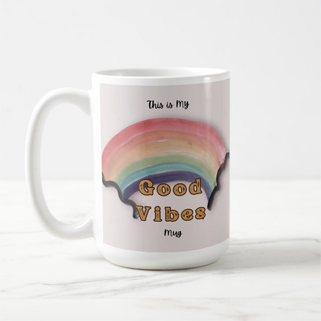 Taza De Café Buen Vibes Mug (Izquierda)