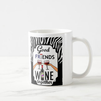 Taza De Café Buen vino de los amigos