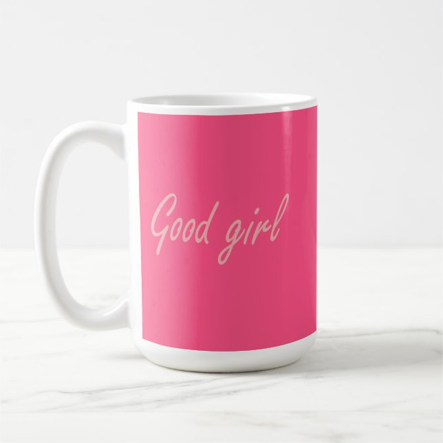 Taza De Café Buena diseño de chica (Izquierda)