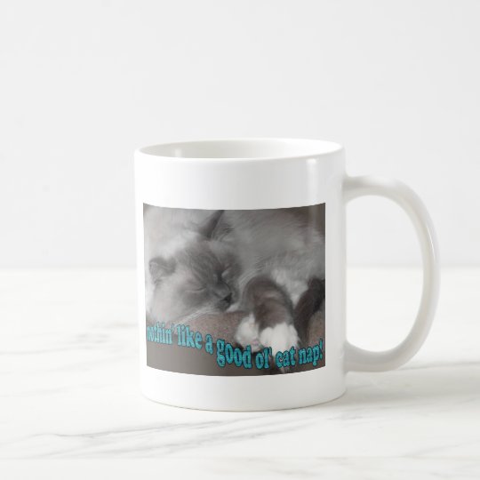 Taza De Café buena siesta del gato del ol