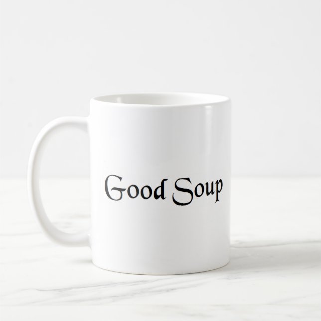 Taza De Café buena sopa café tazón (Izquierda)