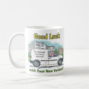 Taza De Café Buena Suerte con tu Nuevo Negocio