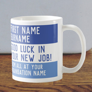 Taza De Café Buena suerte en tu nuevo trabajo