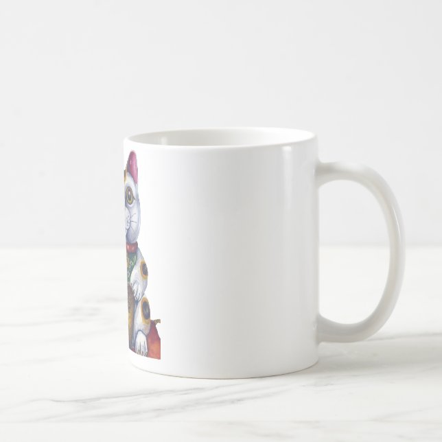 Taza De Café Buena suerte Maneki Neko (Derecha)