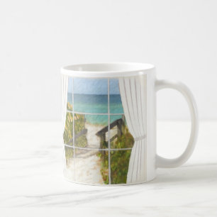 Taza De Café Buenas mañanas en el camino al agua Té o