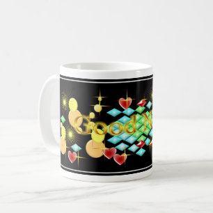 Taza De Café Buenas Noches Luminosas Y Alegres