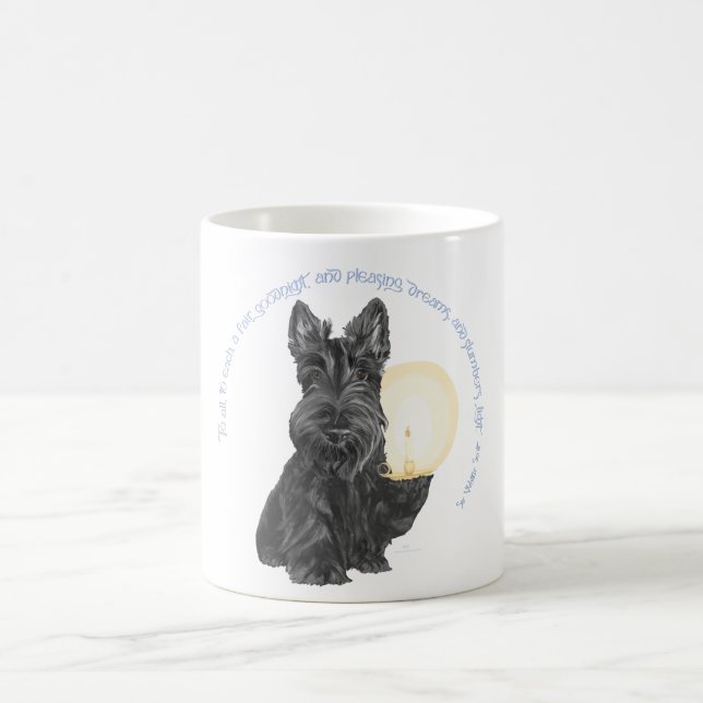 Taza De Café Buenas noches Scottish Terrier (Centro)