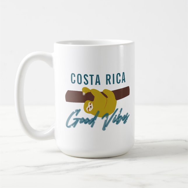 Taza De Café Buenas Vibes Costa Rica Slots (Izquierda)