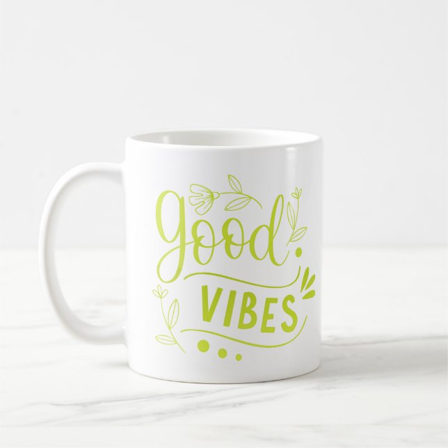 Taza De Café buenas vibraciones (Izquierda)