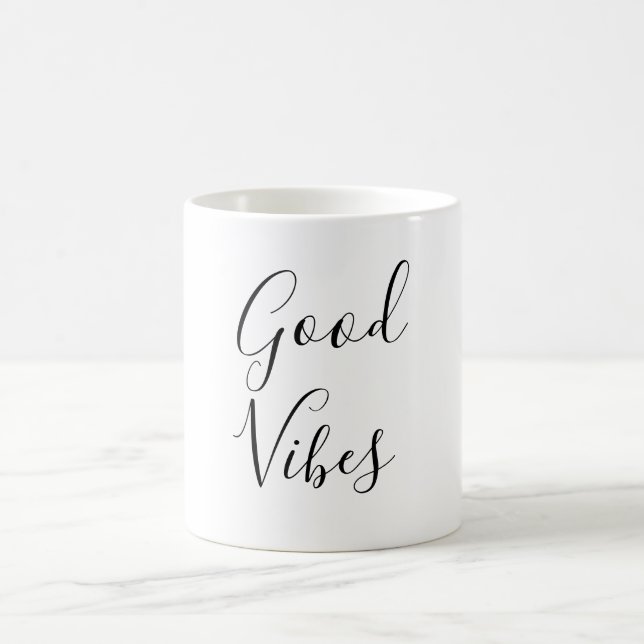Taza De Café Buenas Vibraciones (Centro)
