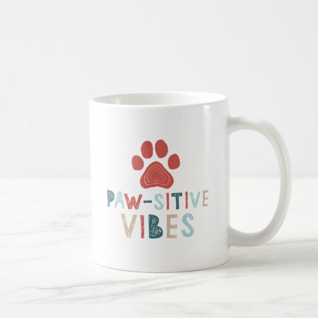 Taza De Café Buenas vibraciones positivas de energía vibratoria (Derecha)