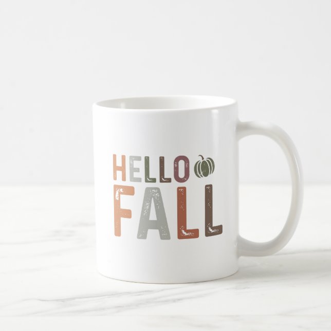 Taza De Café Bueno, hola otoño (Derecha)