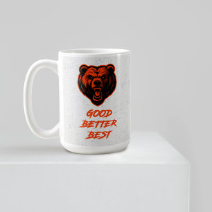 Taza De Café Bueno Mejor Óptimo Nunca Dejes Que Descanse