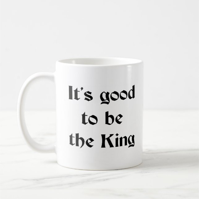 Taza De Café bueno para ser el rey (Izquierda)