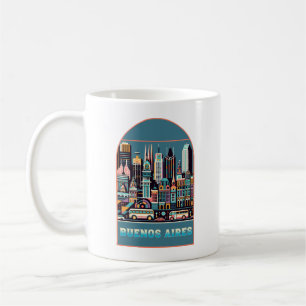 Taza De Café Buenos Aires Argentina Art Deco