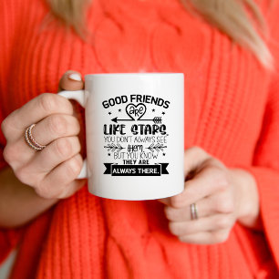 Taza De Café Buenos amigos, amistad a larga distancia