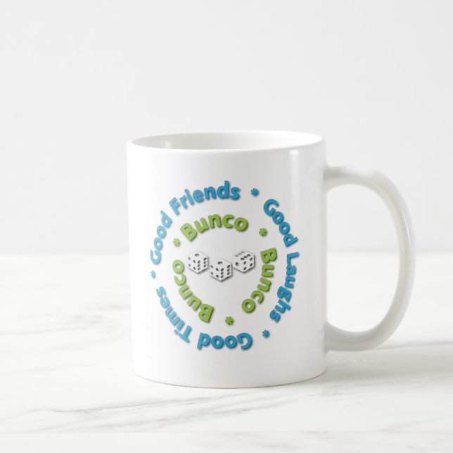 Taza De Café buenos amigos del bunco (Derecha)