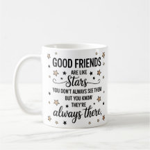 Buenos amigos son como estrellas Frase Inspiradora