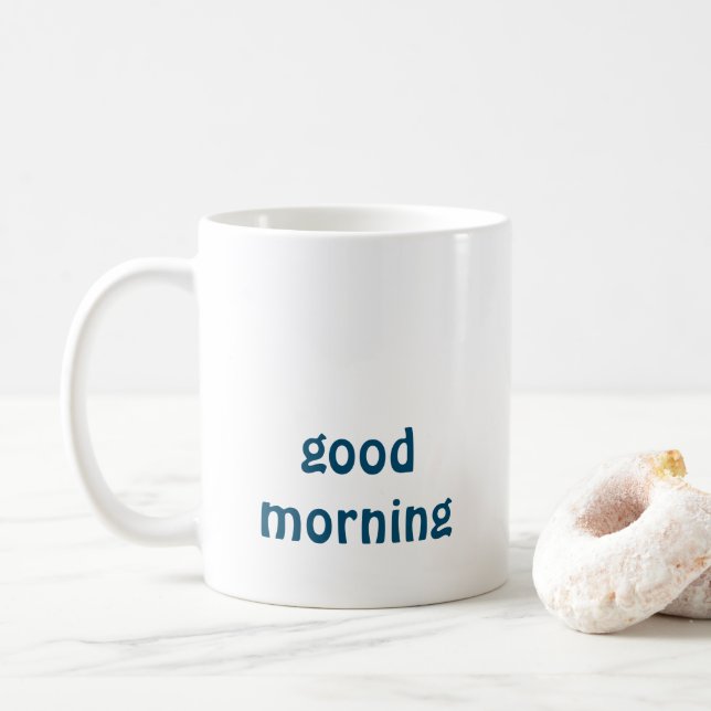 Taza De Café Buenos días (Con donut)