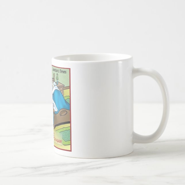 Taza De Café Buenos días Ajo Respiración Graciosa Regalos Perso (Derecha)