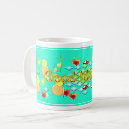 Taza De Café Buenos días, alegre y feliz día