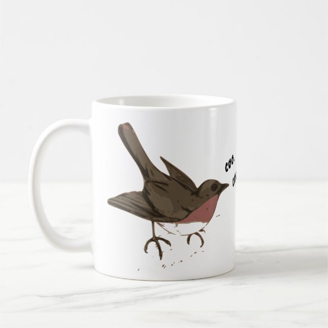 Taza De Café Buenos Días Ave Cuckoo!! (Izquierda)