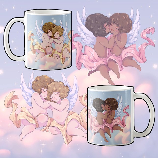 Taza De Café Buenos días Baby Angels Mug (Subido por el creador)