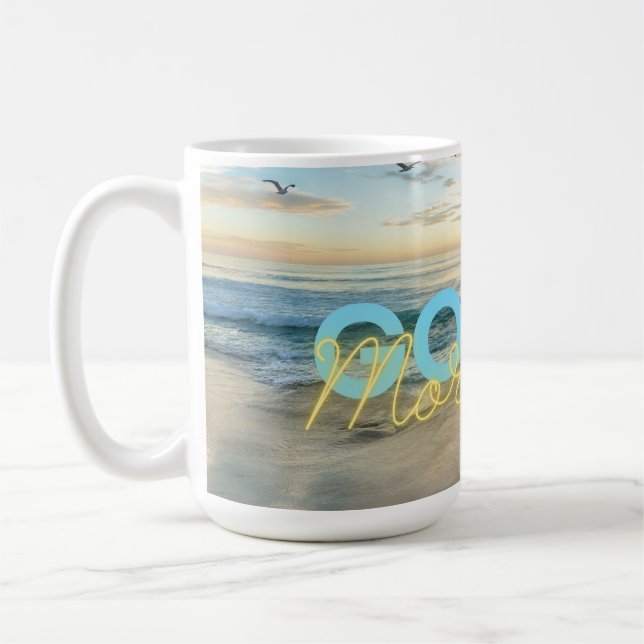 Taza De Café Buenos Días Cielo Azul (Izquierda)