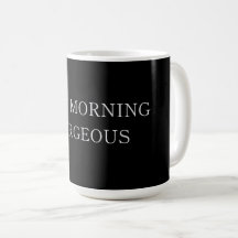 Buenos días, espléndida latte Mug