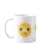 Buenos días feliz sol sonriente