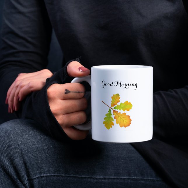 Taza De Café Buenos días Foliage Otoño Café Mug (Subido por el creador)