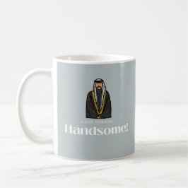 Taza De Café Buenos días hermoso hombre árabe café tazón