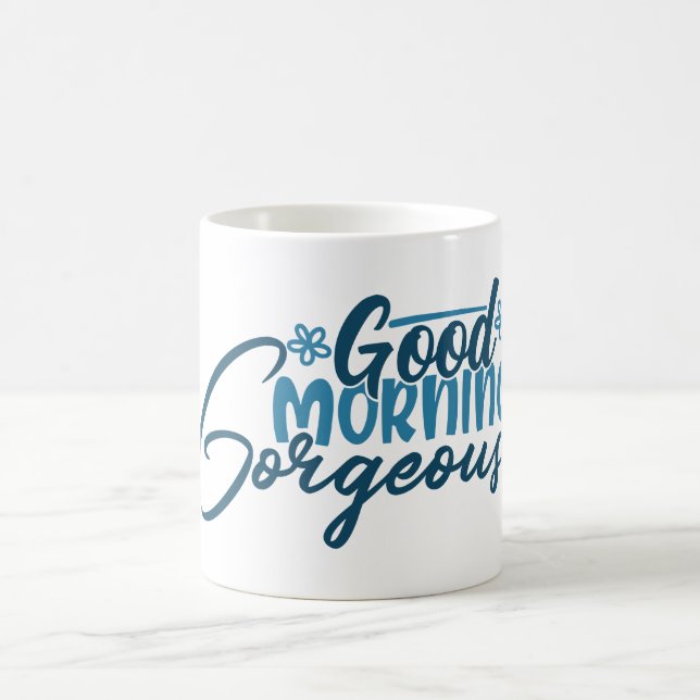 Taza De Café Buenos días magnífico (Centro)